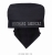 Čierna kuchárska bandana šéfkuchára