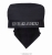 Čierna kuchárska bandana pre šéfkuchára