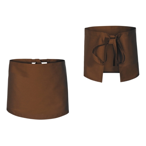 Hnedá kuchárska zástera s dĺžkou 40 cm