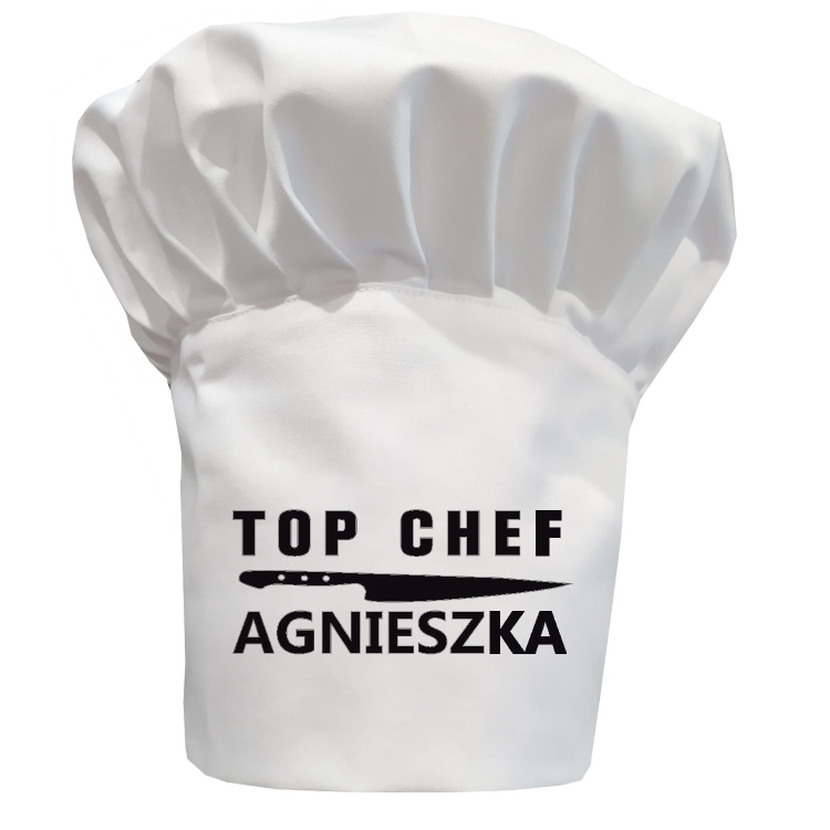 TOP CHEF kuchárska čiapka s tvojím menom