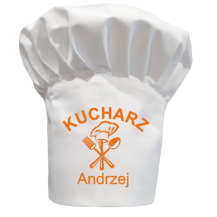 Čierna kuchárska čiapka Kuchar.