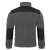 Čierne vložky v šedej fleecovej mikine
