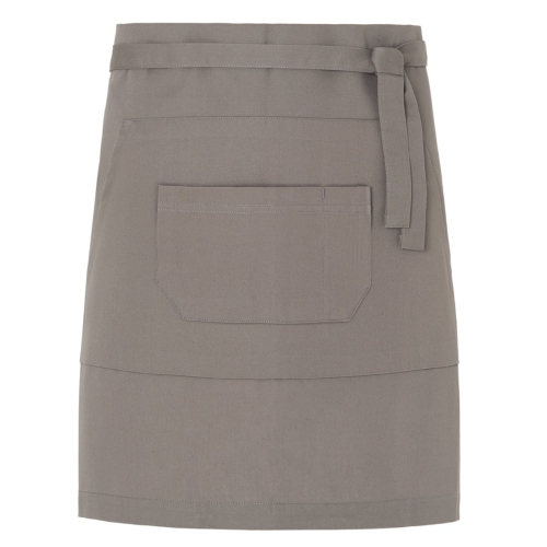 Tmavohnedá čašnícka zástera barmanská