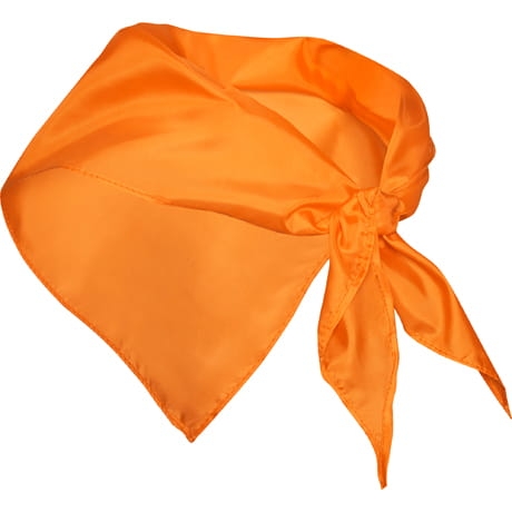 Oranžový trojuholníkový šál
