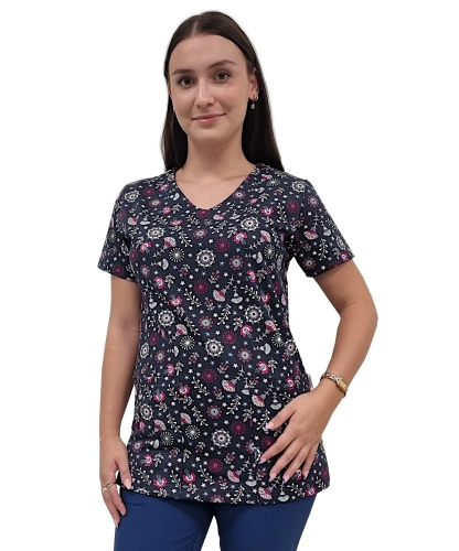Bluza medyczna W12 z elastycznej bawełny