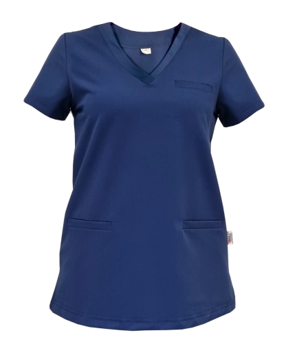 BASIC PREMIUM granatowa bluza medyczna damska