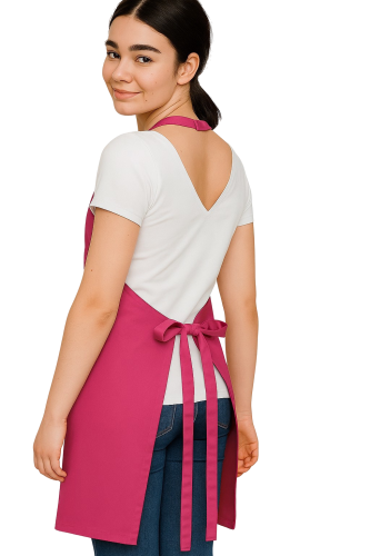 Różowy fartuszek barmański BISTRO dla kelnerów