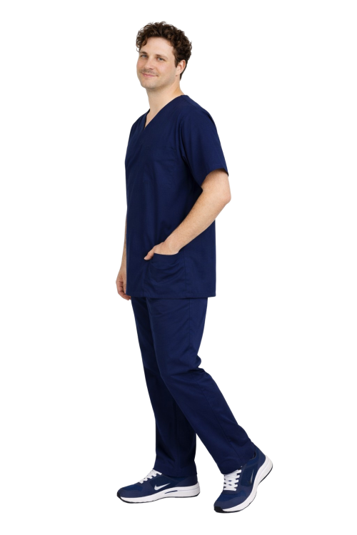 Modrý pánsky medicínsky komplet