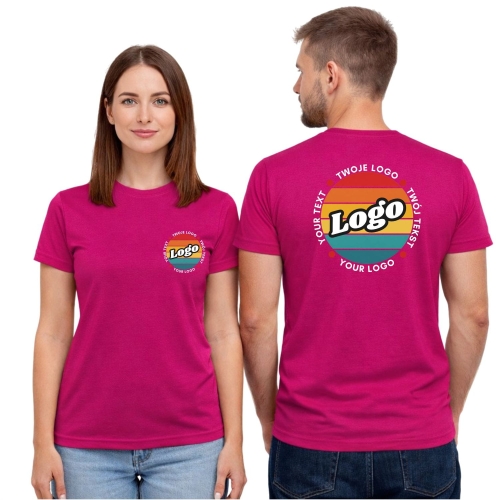 T-shirt koszulka fuksja personalizowana Twój własny nadruk logo kreator online.jpg