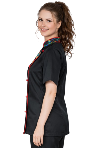 Czarna bluza kucharska damska MASTER CHEF