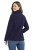 Bluza polarowa damska polar zapinany na zamek granatowy widok z tyłu.png