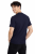 T-shirt męski z krótkim rękawem gramatura 190g granatowy widok z tyłu.png