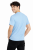T-shirt męski z krótkim rękawem gramatura 190g jasny niebieski widok z tyłu.png
