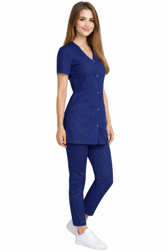 Granatowy komplet kosmetyczny damski CASUAL PREMIUM